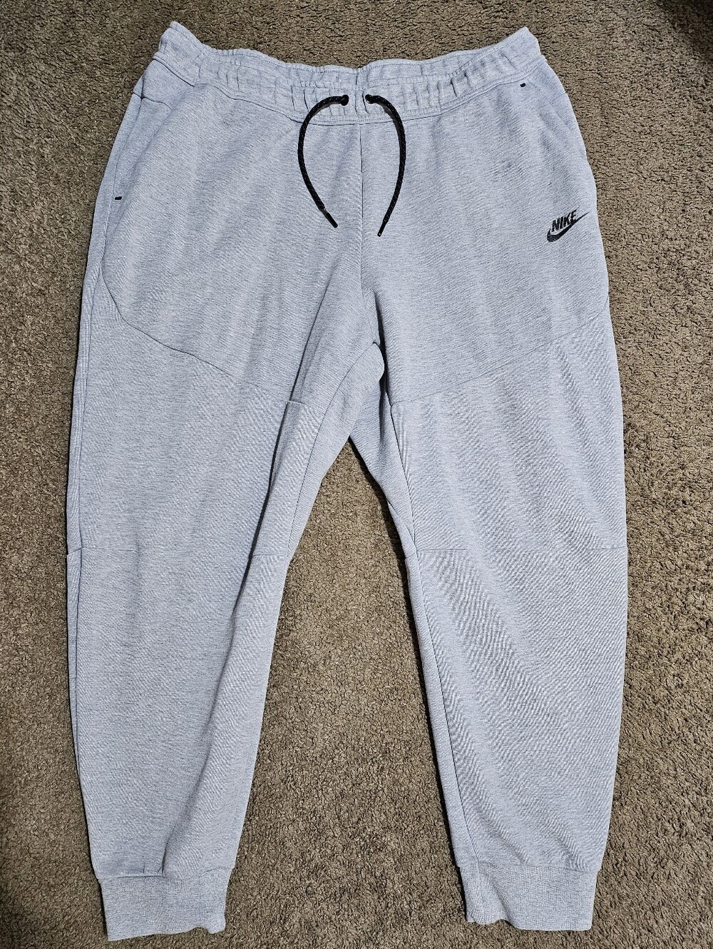 NIKE MEN'S NSW TECH FLEECE TRAINING JOGGER PANT XXL GRAY [CU4596-063]